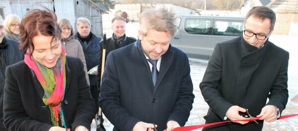 Открытие нового дома для 8 детей из дома опеки Обелю Открытие нового дома для 8 детей из дома опеки Обелю - Sputnik Lietuva