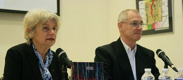 Акрадиюс Винокуровас и Тереза Бируте Бураускайте - Sputnik Литва