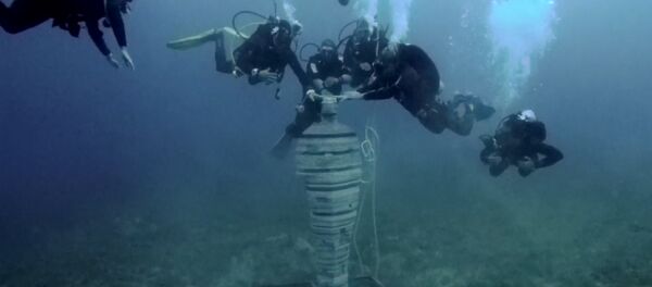 Подводный парк скульптур в Египте Подводный парк скульптур в Египте - Sputnik Литва