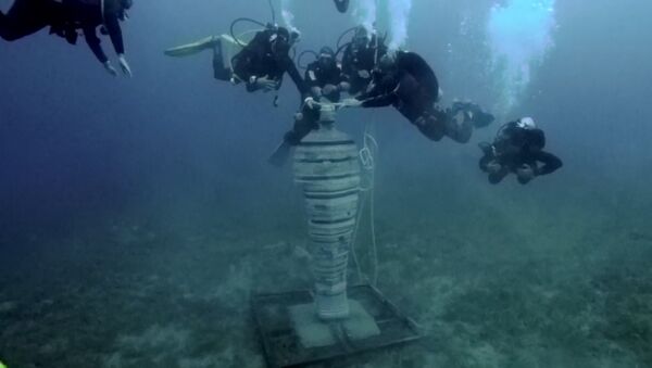 Подводный парк скульптур в Египте - Sputnik Литва