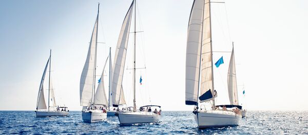 Парусники в море - Sputnik Литва