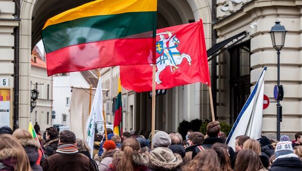 Шествие Путь литовского государства в День независимости Литвы - Sputnik Литва