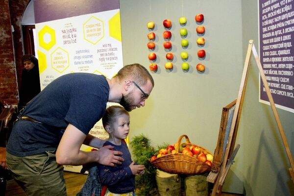 Стенд с яблоками Стенд с яблоками - Sputnik Литва