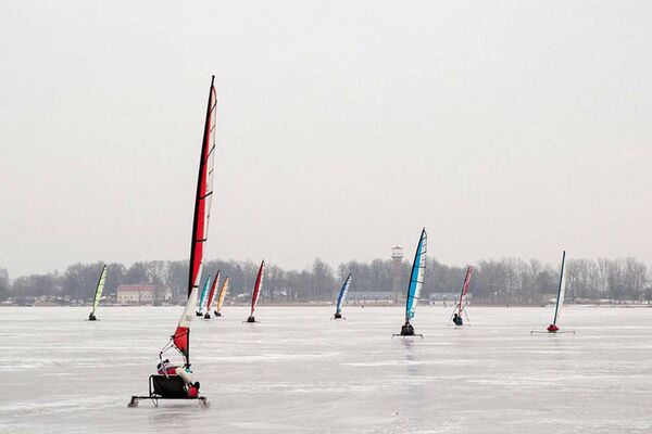Открытый чемпионат стран Балтии Ice-Blokart Открытый чемпионат стран Балтии Ice-Blokart - Sputnik Lietuva