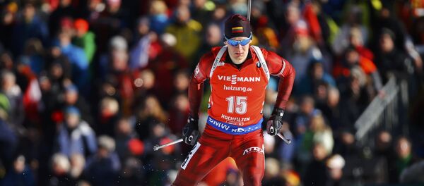 Литовский биатлонист Томас Каукенас Литовский биатлонист Томас Каукенас - Sputnik Литва