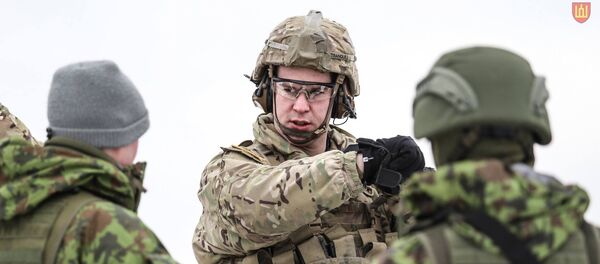 Совместные учения военных США и Литвы - Sputnik Литва