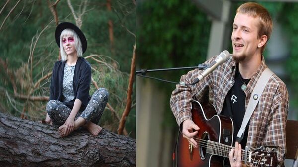 Раминта Науяните (псевдоним Bjellе) и автор и исполнитель песен Гитис Амбразявичюс Раминта Науяните (псевдоним Bjellе) и автор и исполнитель песен Гитис Амбразявичюс - Sputnik Литва