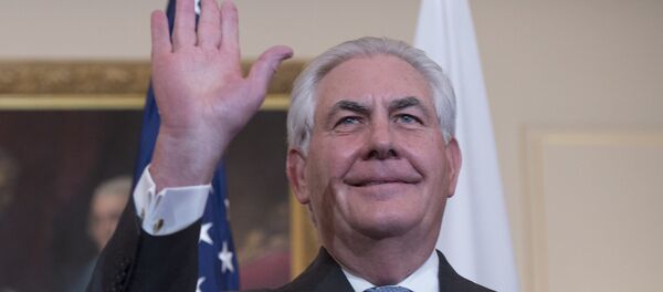 Госсекретарь США Рекс Тиллерсон Госсекретарь США Рекс Тиллерсон - Sputnik Lietuva
