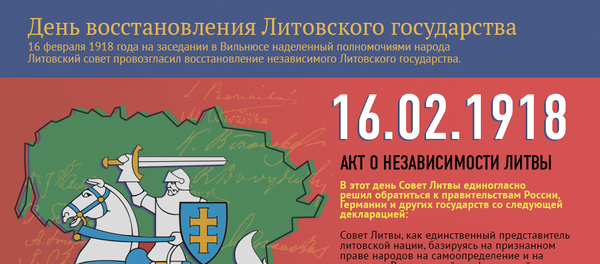 День восстановления Литовского государства - Sputnik Литва