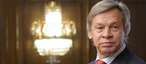 Председатель комитета Государственной Думы РФ по международным делам Алексей Пушков - Sputnik Литва
