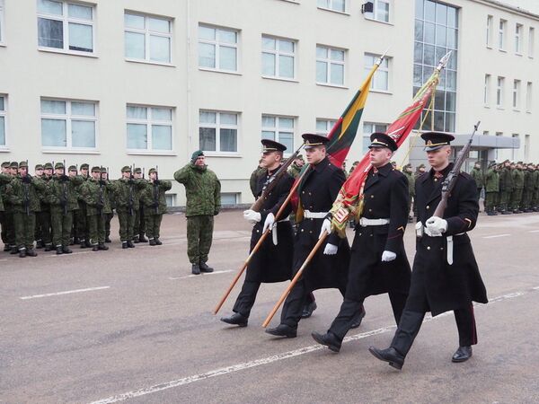 Церемония присяги военных аспирантов Церемония присяги военных аспирантов - Sputnik Lietuva