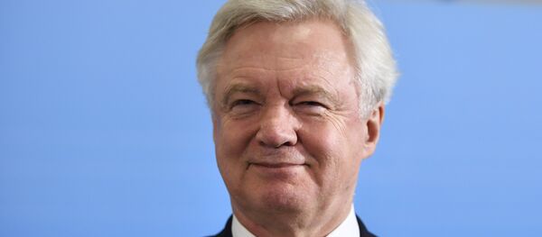 Британский министр Дейвид Дейвис - Sputnik Литва