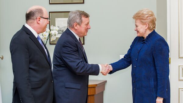 Даля Грибаускайте встретилась с сенатором США Ричардом Дурбином - Sputnik Lietuva