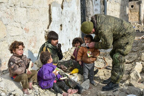 Разминирование восточных районов сирийского города Алеппо Разминирование восточных районов сирийского города Алеппо - Sputnik Литва