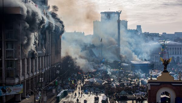 Протесты на Майдане, архивное фото - Sputnik Литва