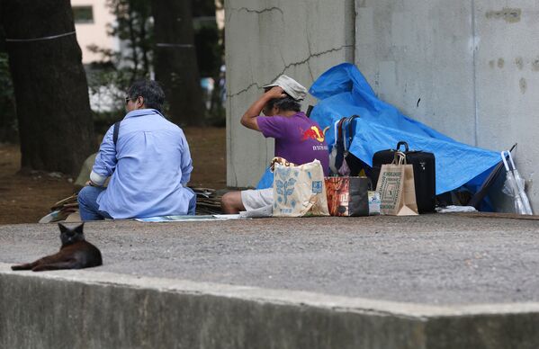 Бездомные в Токио - Sputnik Lietuva