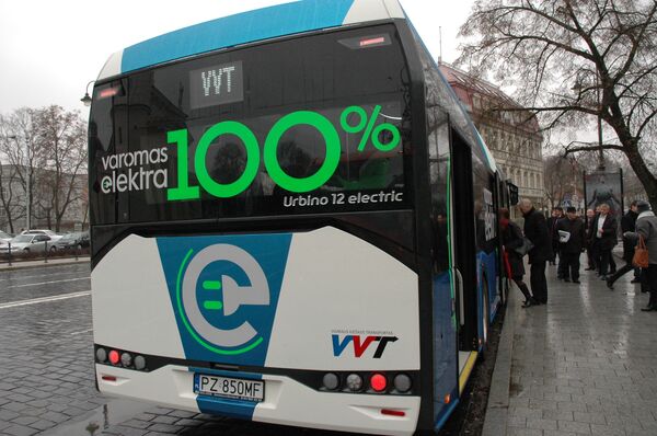 Электрический автобус Электрический автобус - Sputnik Lietuva