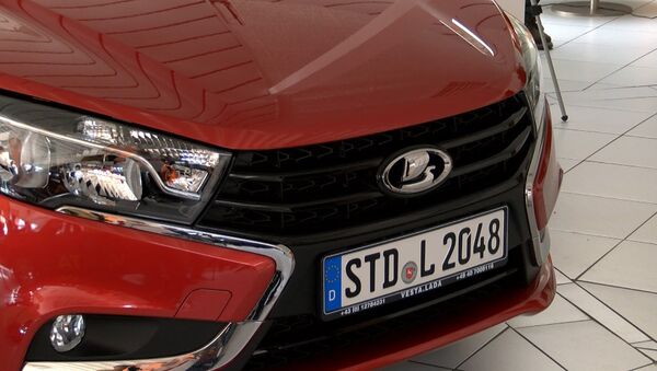 Старт продаж автомобиля Lada Vesta в Германии - Sputnik Lietuva