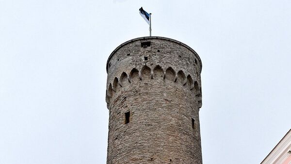 На башне Длинный Герман в Эстонии поднят флаг в честь Дня независимости - Sputnik Lietuva