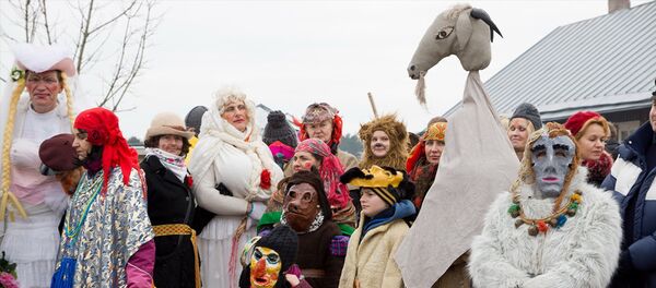 Užgavėnes Rumšiškėse - Sputnik Lietuva