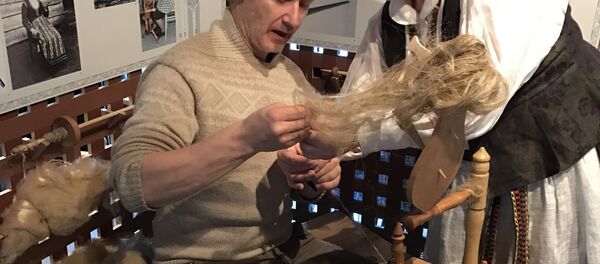 Интерактивная выставка Путь нити в Вильнюсе Интерактивная выставка Путь нити в Вильнюсе - Sputnik Lietuva