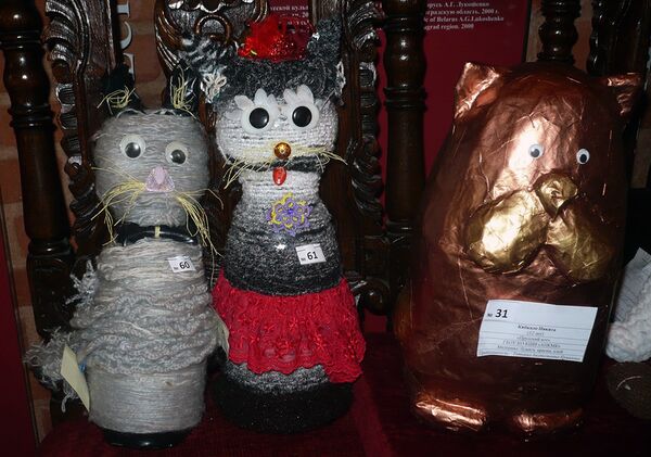 Прусские коты из бумаги и ниток Прусские коты из бумаги и ниток - Sputnik Литва