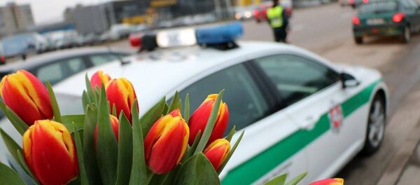 Акция в честь Международного женского дня Акция в честь Международного женского дня - Sputnik Lietuva