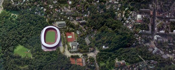 Стадион Дарюса и Гиренаса в Каунасе Стадион Дарюса и Гиренаса в Каунасе - Sputnik Литва