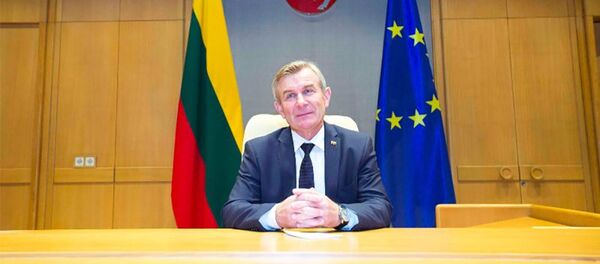 Председатель Сейма Викторас Пранцкетиc Председатель Сейма Викторас Пранцкетиc - Sputnik Lietuva