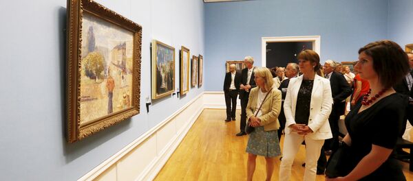 Картинная галерея с работами Эдварда Мунка Картинная галерея с работами Эдварда Мунка - Sputnik Литва