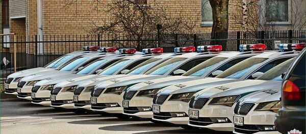 Новые полицейские автомобили Новые полицейские автомобили - Sputnik Lietuva