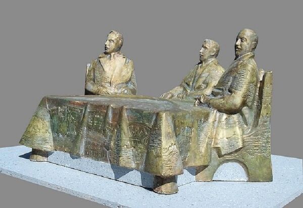 Модель памятника братьям Вилейшямс Модель памятника братьям Вилейшямс - Sputnik Lietuva