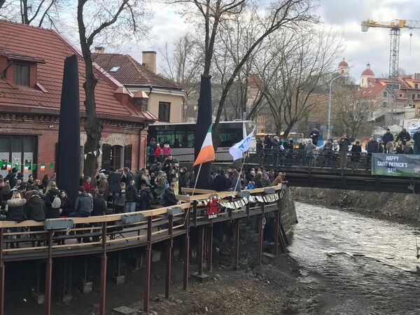 День Святого Патрика в Ужуписе День Святого Патрика в Ужуписе - Sputnik Lietuva