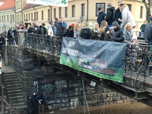 День Святого Патрика в Ужуписе День Святого Патрика в Ужуписе - Sputnik Lietuva