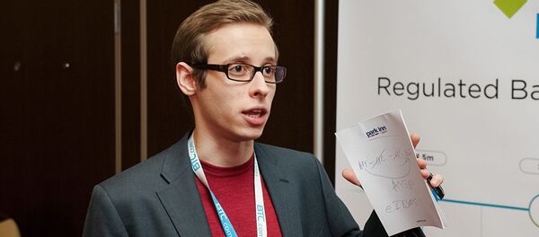 Представитель Polybius bank Эдгар Берс - Sputnik Литва