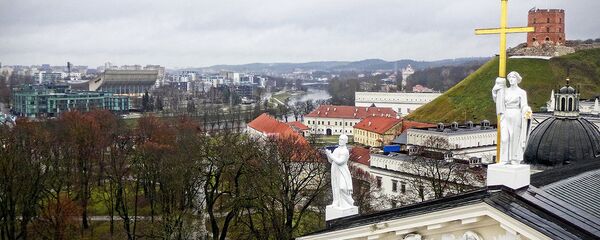 Вид сверху на кафедральный собор Вид сверху на кафедральный собор - Sputnik Lietuva