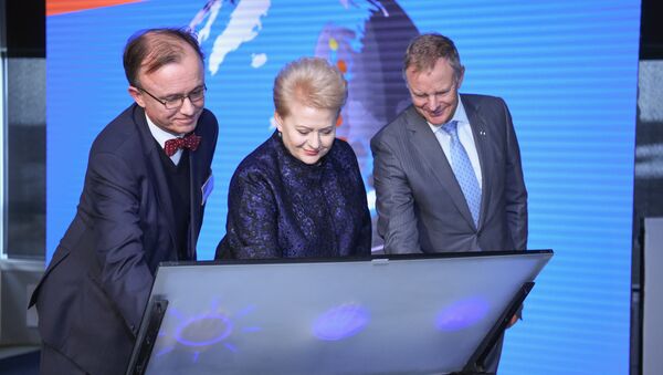 Церемония открытия глобального центра обслуживания финской компании Outokumpu - Sputnik Lietuva