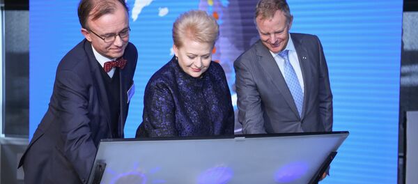 Церемония открытия глобального центра обслуживания финской компании Outokumpu Церемония открытия глобального центра обслуживания финской компании Outokumpu - Sputnik Lietuva