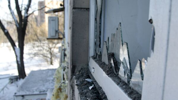 Последствия обстрелов в Донецкой области - Sputnik Литва