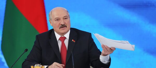 Пресс-конференция президента Белоруссии А. Лукашенко в Минске - Sputnik Литва