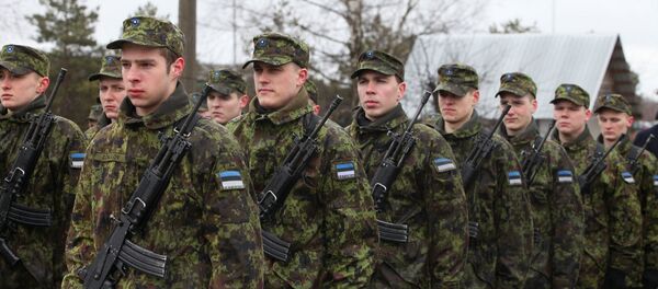 Эстонские солдаты Эстонские солдаты - Sputnik Литва