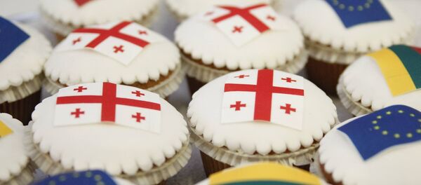 Кексики с флагами ЕС, Литвы и Грузии - Sputnik Литва