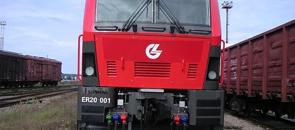 Локомотив, работающий на сжиженном газе Локомотив, работающий на сжиженном газе - Sputnik Lietuva