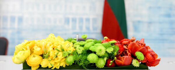 Флаг Литвы из цветов - Sputnik Литва