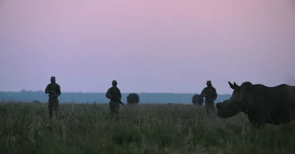 Вооруженная частная охранная группа патрулирует ранчо Вооруженная частная охранная группа патрулирует ранчо - Sputnik Lietuva