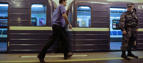 Возгорание в петербургском метро Возгорание в петербургском метро - Sputnik Литва