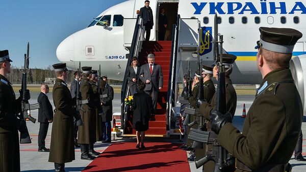 Официальный визит президента Украины Петра Порошенко в Латвию - Sputnik Lietuva