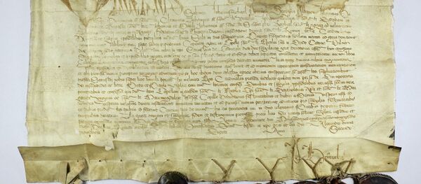 Документ о привилегиях часовне св. Миколоюса, 1493 год Документ о привилегиях часовне св. Миколоюса, 1493 год - Sputnik Литва