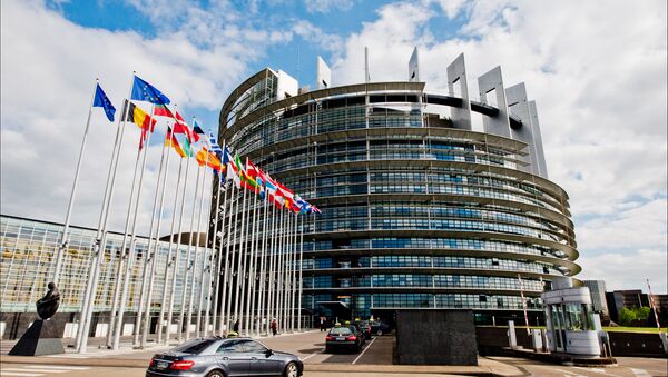 Здания Европарламента в Страсбурге, архивное фото - Sputnik Литва