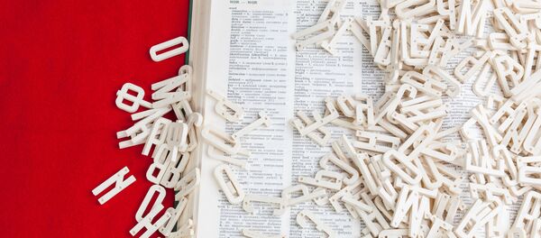 Словарь и русские буквы, архивное фото Словарь и русские буквы, архивное фото - Sputnik Литва